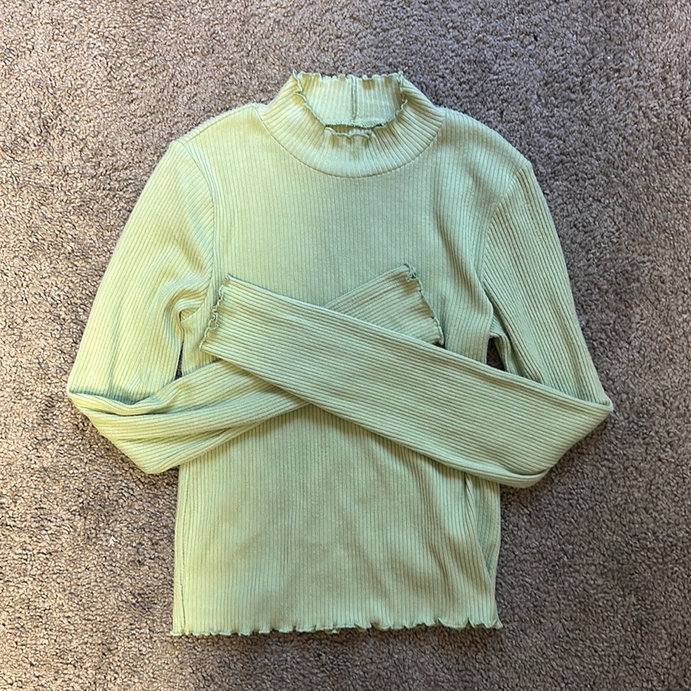 American eagle green turtle neck